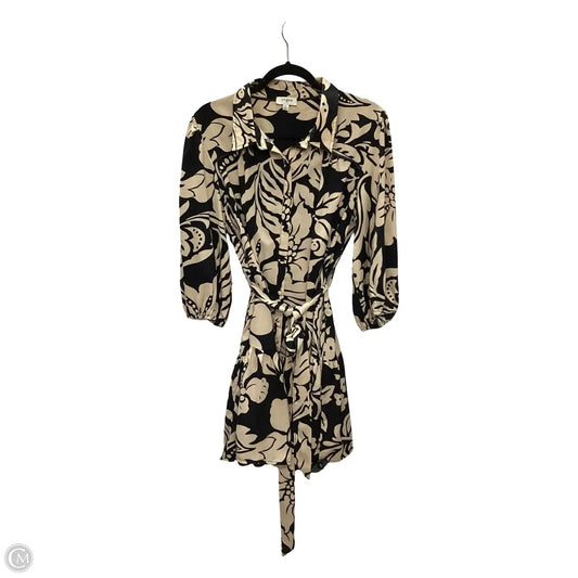 Dress Casual Short By Umgee In Black & Cream, Size: L