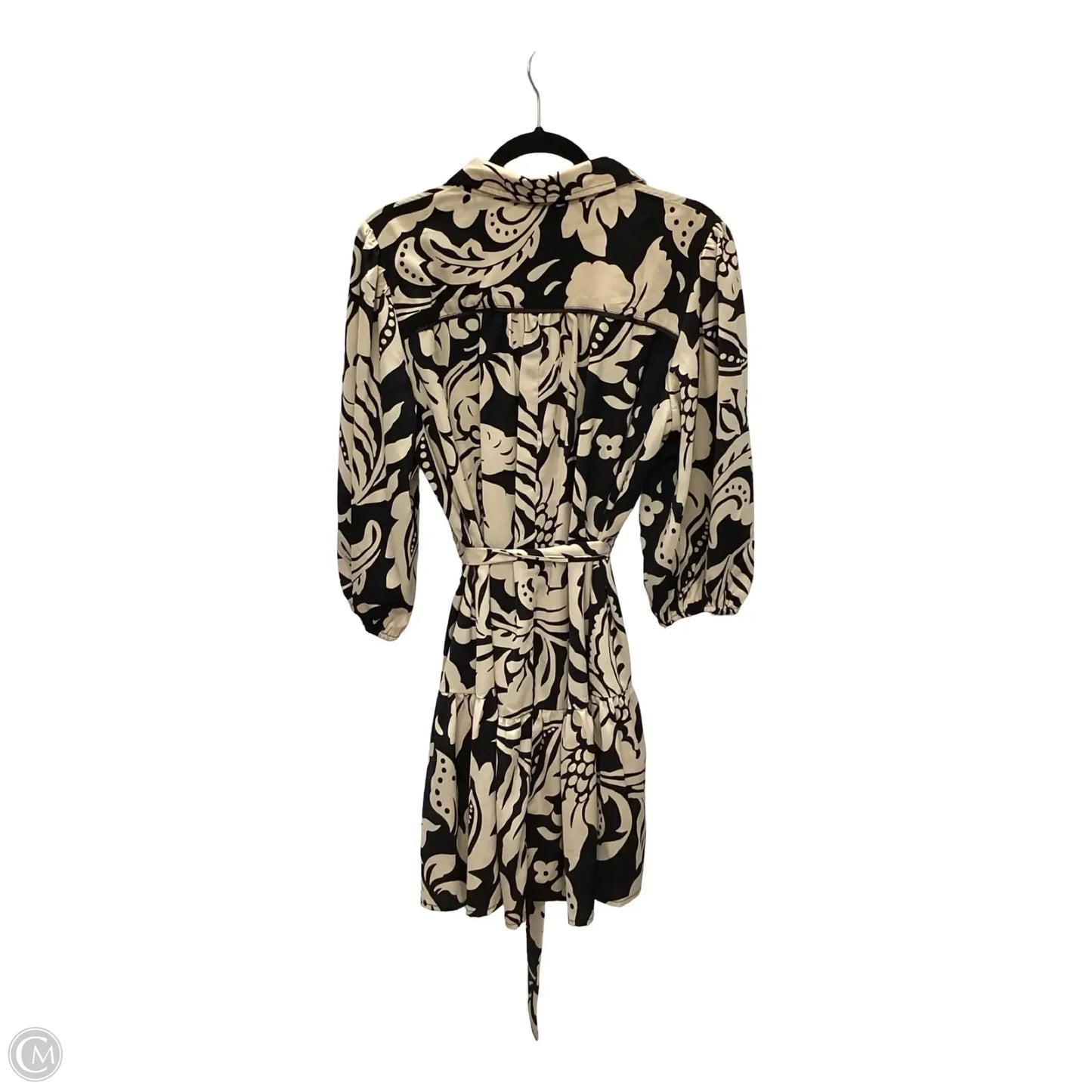 Dress Casual Short By Umgee In Black & Cream, Size: L
