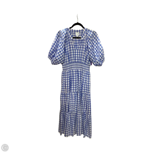 Dress Casual Maxi By Shop The Mint In Blue & White, Size: Xl