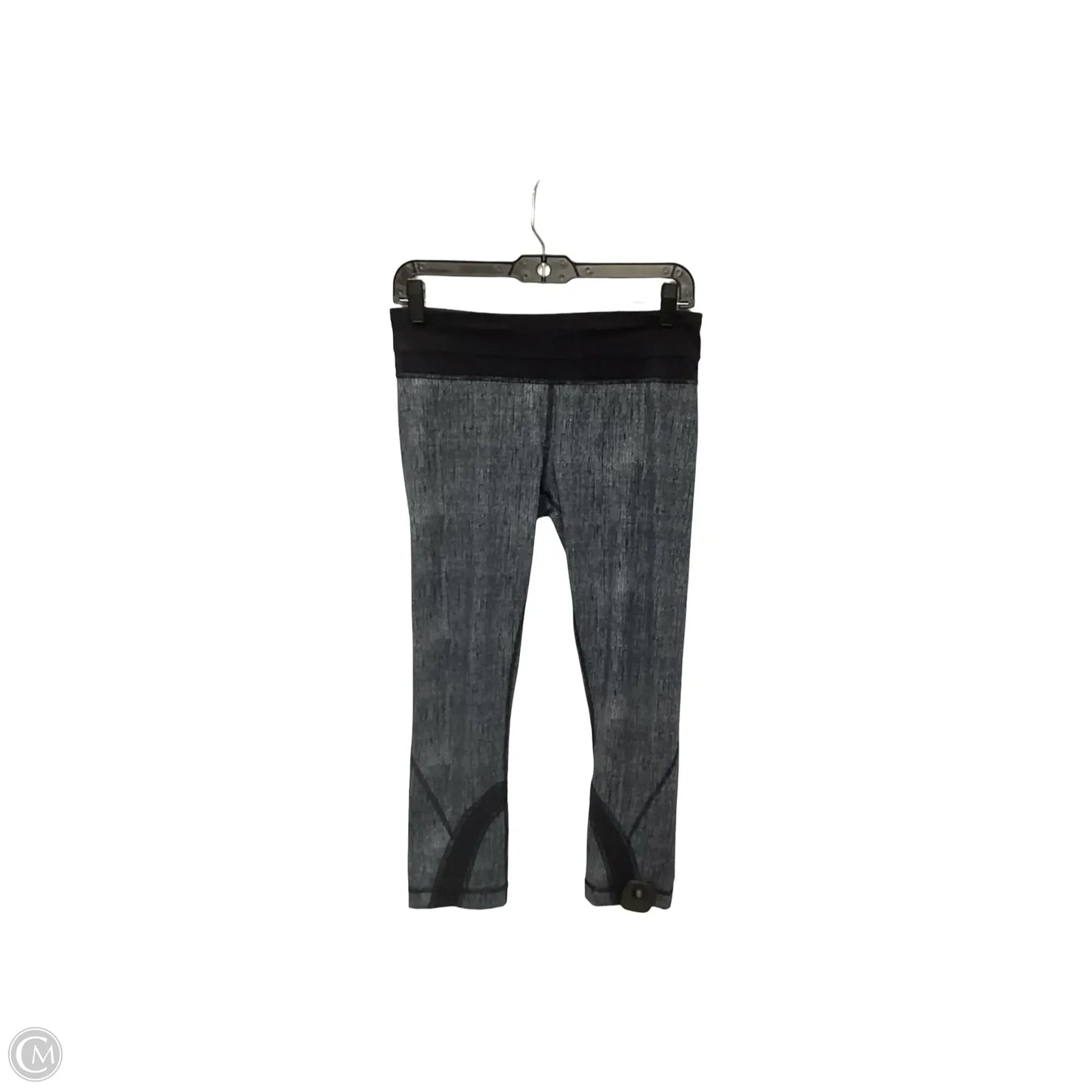 Athletic Capris By Lululemon In Grey, Size: 6