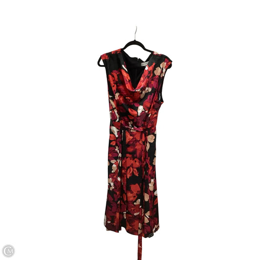 Dress Casual Midi By Kasper In Multi-colored, Size: 18