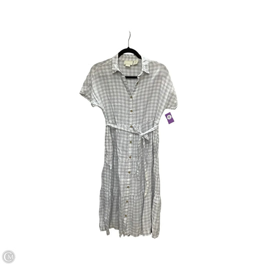 Dress Casual Midi By Cynthia Rowley In Grey & White, Size: Xs