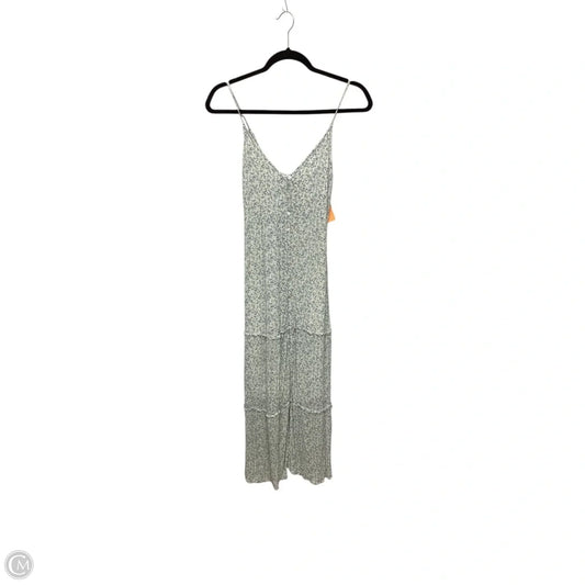 Dress Casual Midi By Abercrombie And Fitch In Blue & Green, Size: S