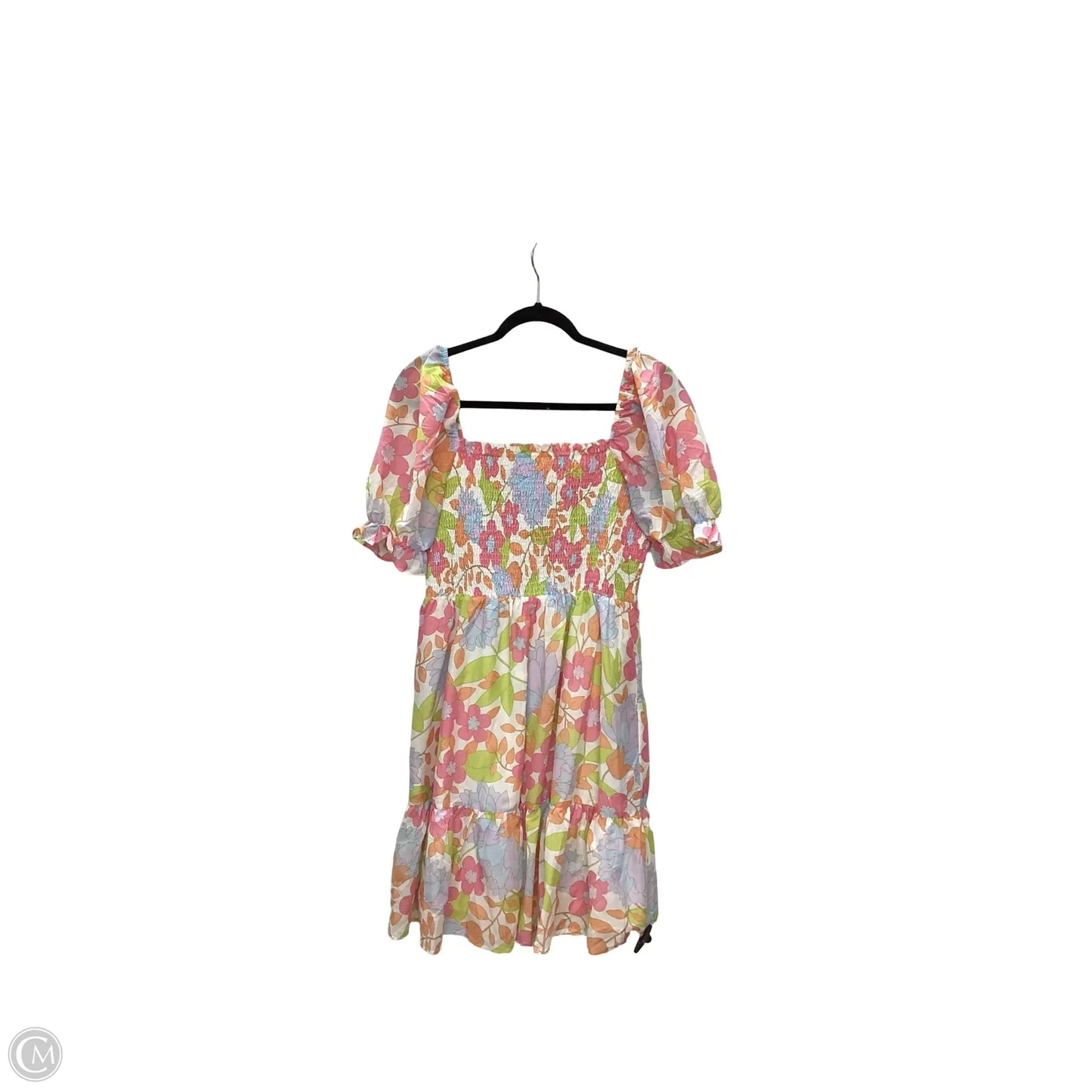 Dress Casual Short By J.marie In Floral Print, Size: L