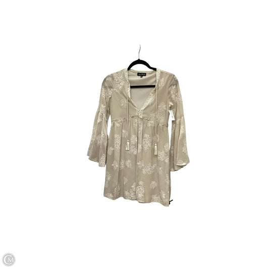 Dress Casual Short By Sequin Hearts In Tan, Size: Xs