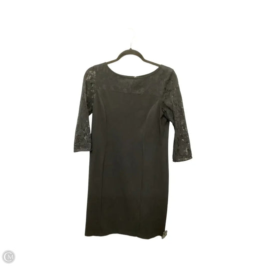 Dress Casual Midi By Talbots In Black, Size: 8p