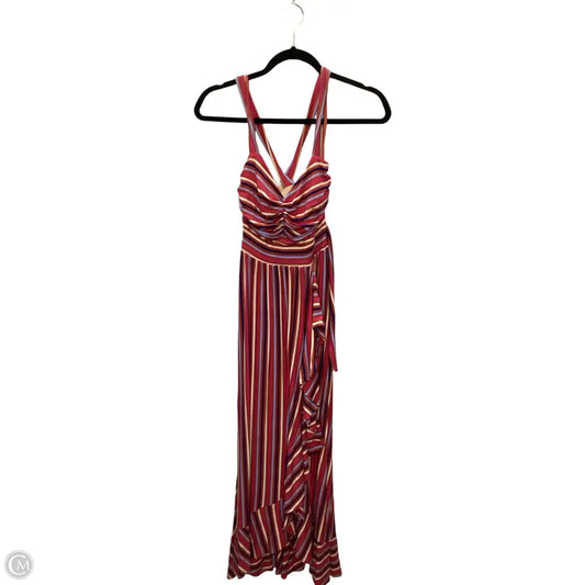 Dress Casual Maxi By Anthropologie In Striped Pattern, Size: Xs