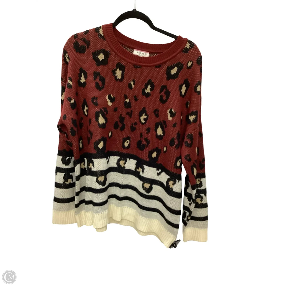 Sweater By Andree By Unit In Red, Size: M