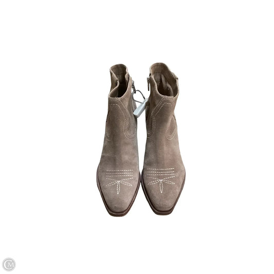 Boots Ankle Heels By Dolce Vita In Brown, Size: 7.5
