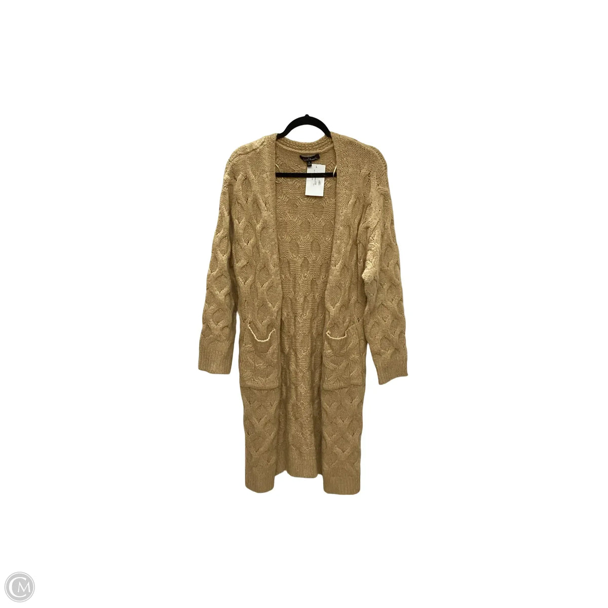 Cardigan By Love Tree In Tan, Size: S