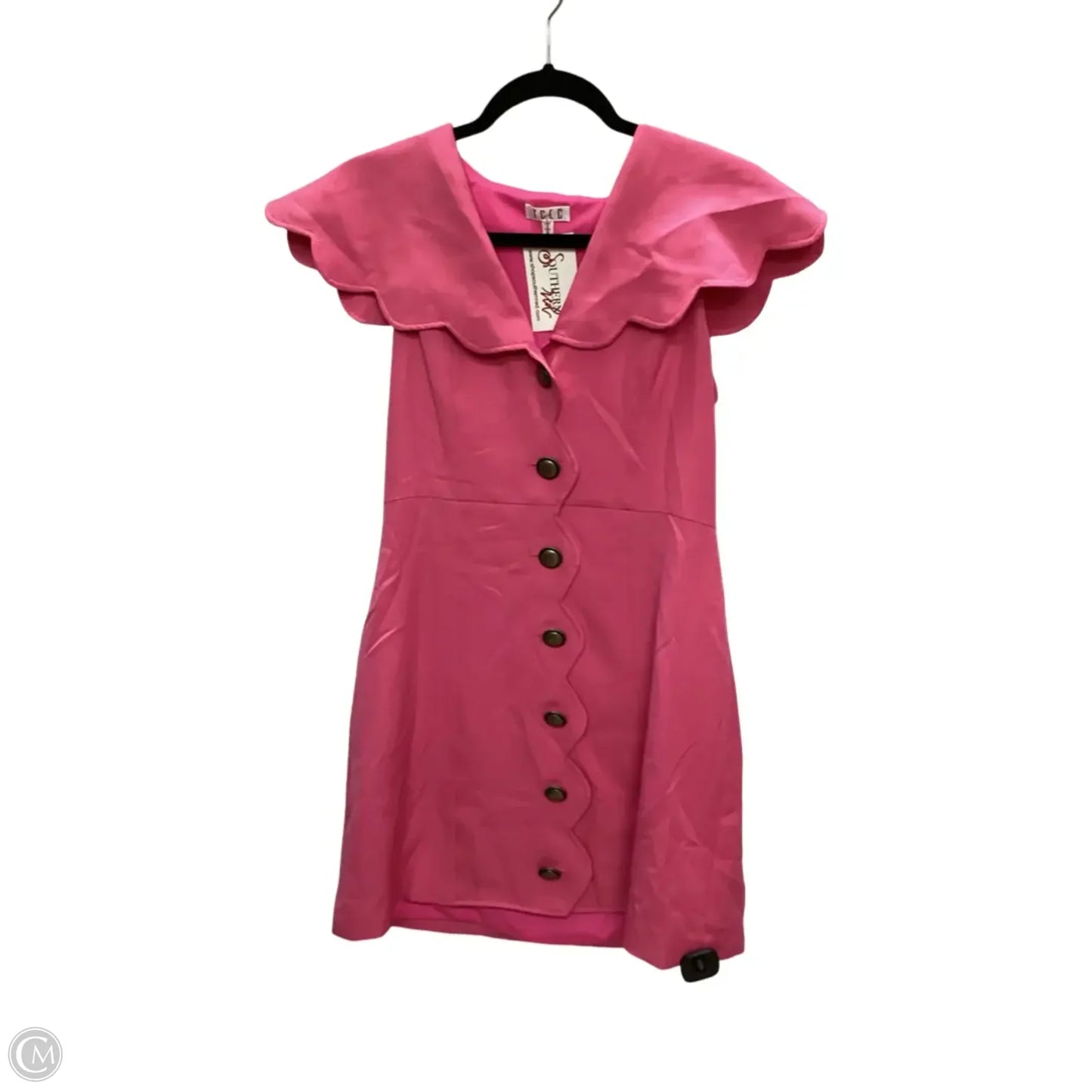 Dress Casual Short By Tcec In Pink, Size: M