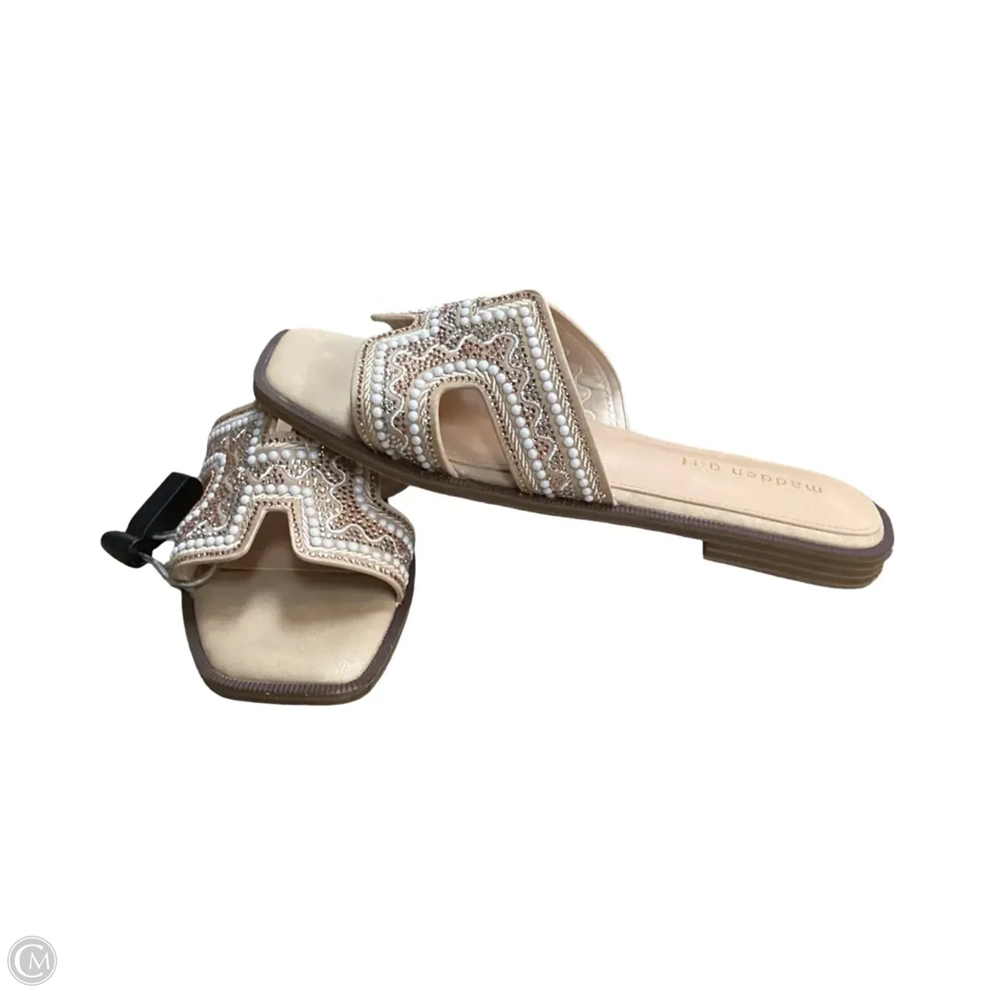Sandals Flats By Madden Girl In Tan, Size: 8