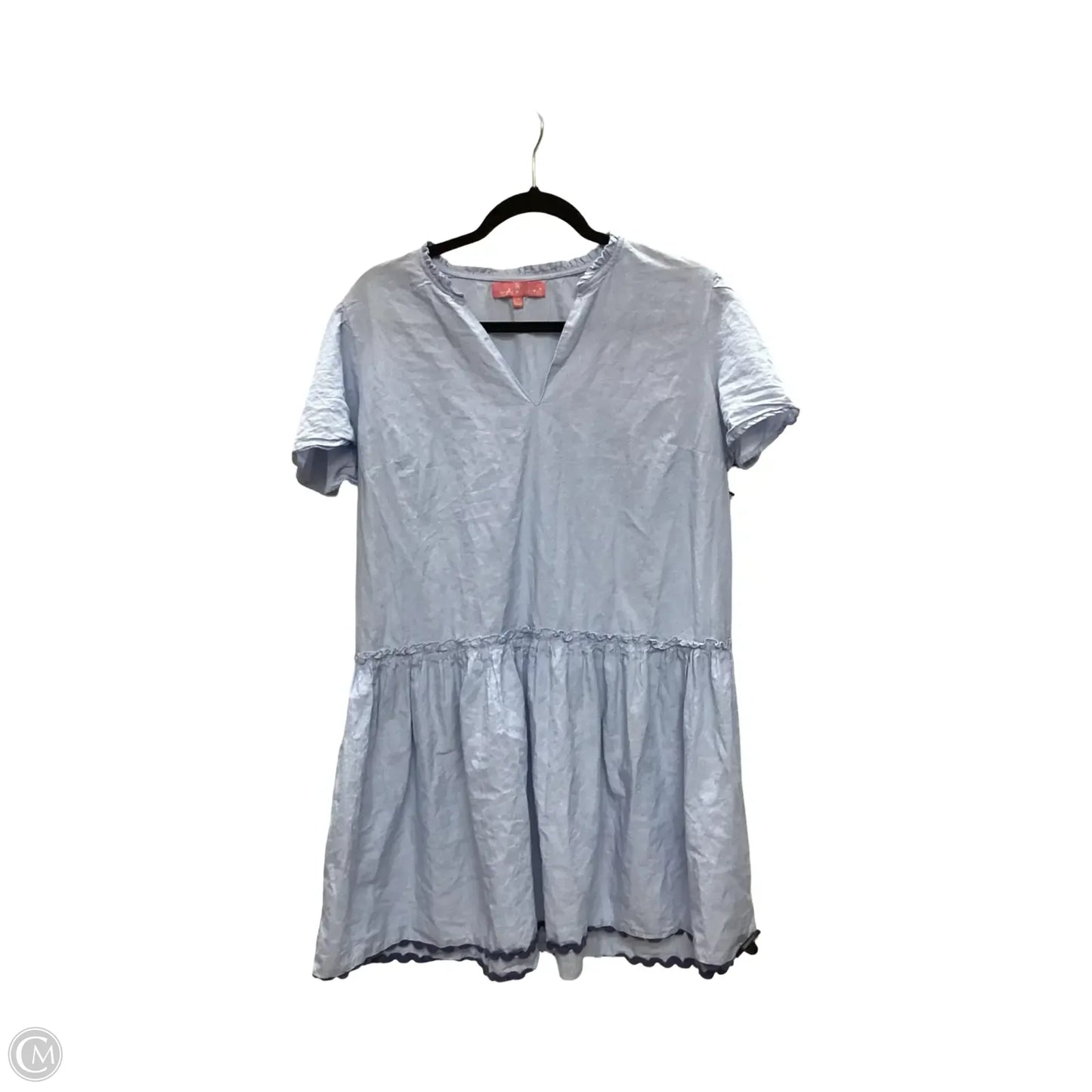 Dress Casual Short By Simply Southern In Blue, Size: M