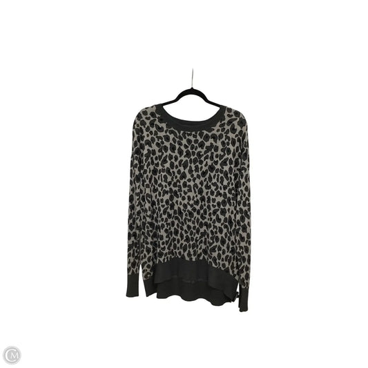 Sweater By Isaac Mizrahi In Animal Print, Size: Xxl