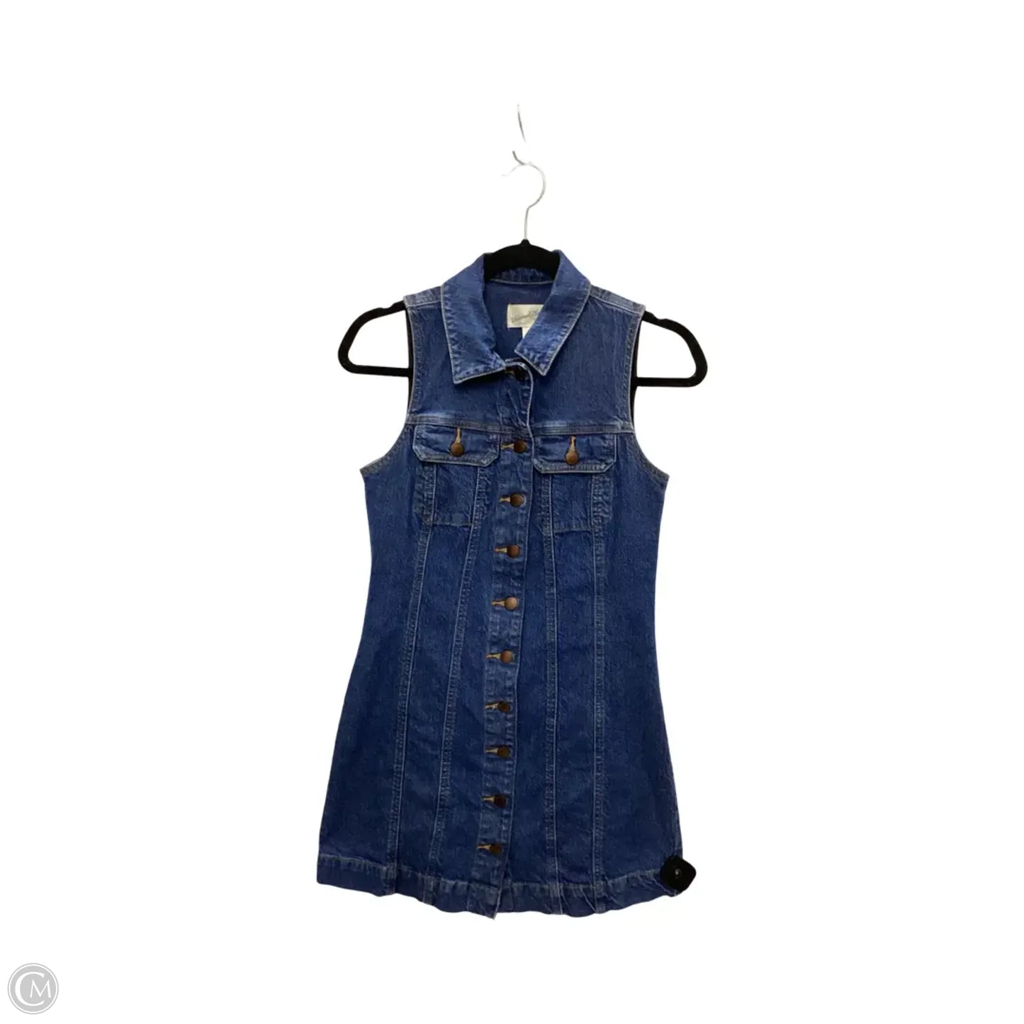 Dress Casual Short By 1.state In Blue Denim, Size: Xs