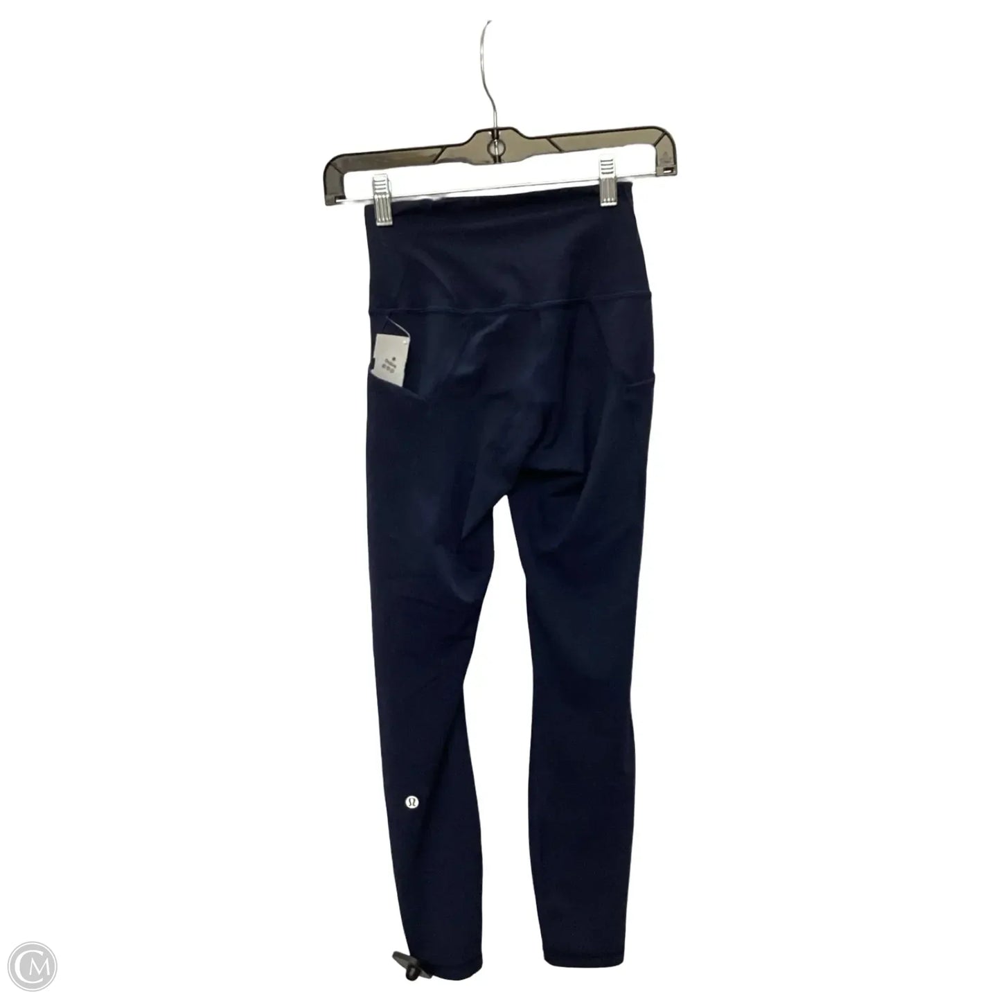 Athletic Leggings By Lululemon In Navy, Size: 4