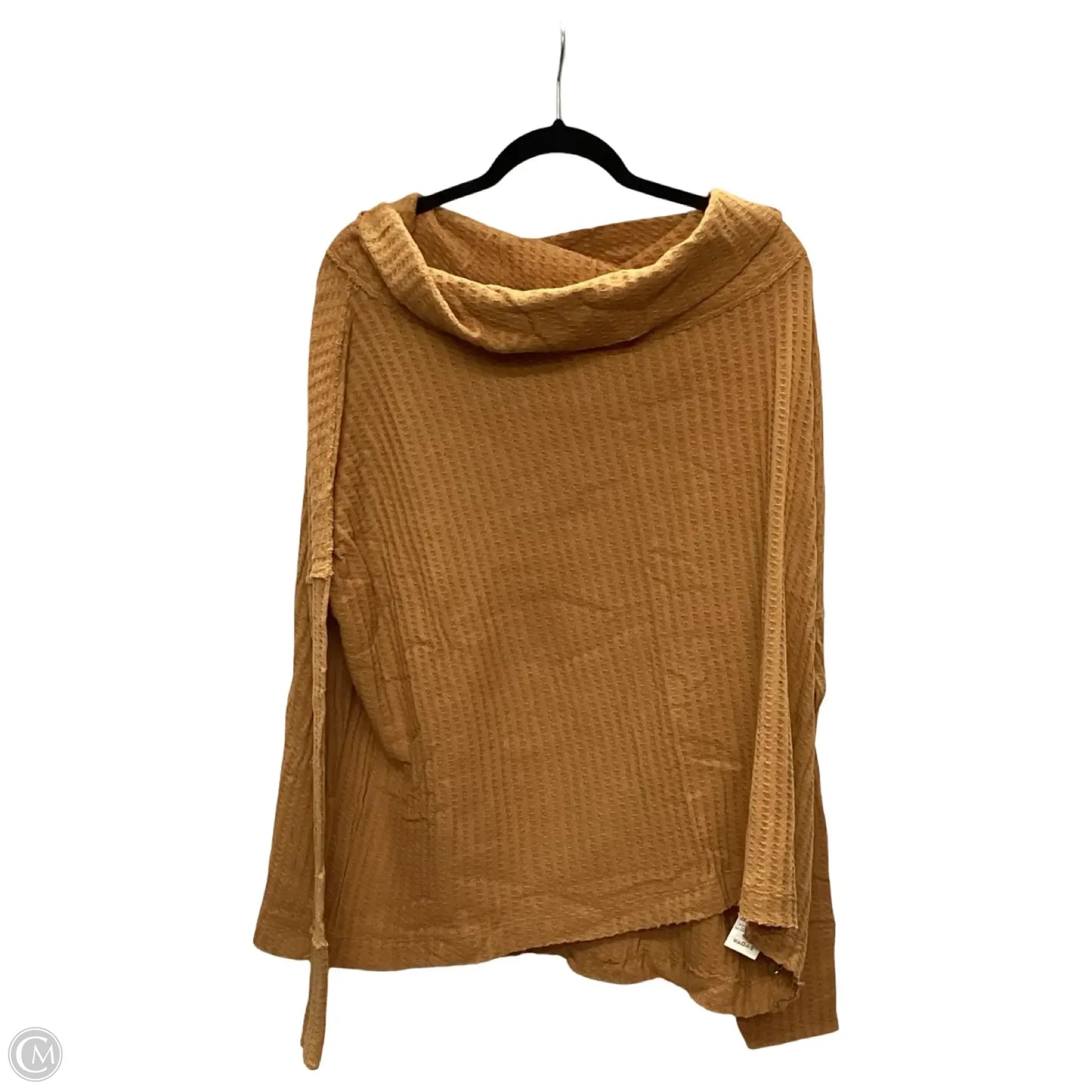 Blouse Long Sleeve By Free People In Orange, Size: S