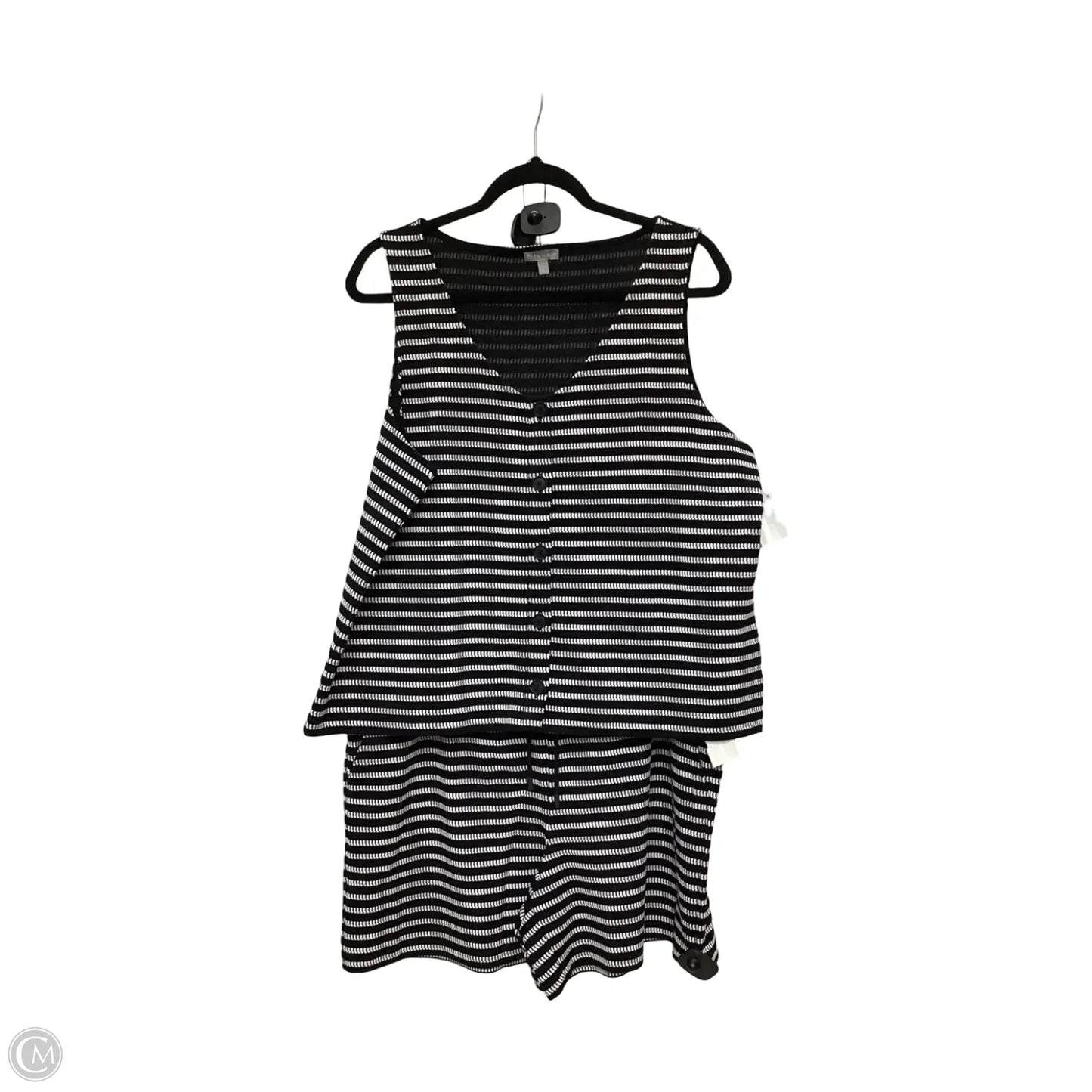 Shorts Set By Talbots In Black & White, Size: Xl