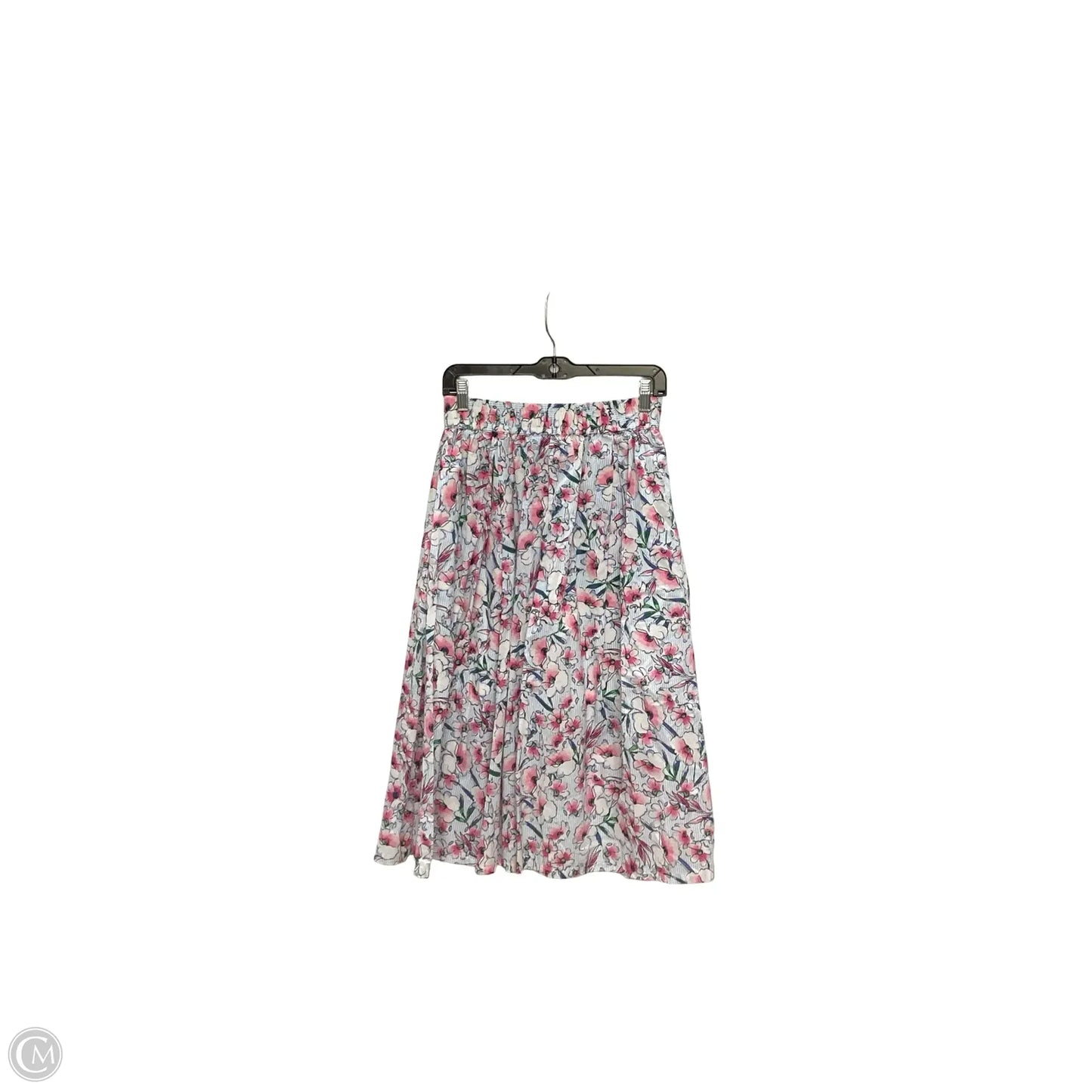Skirt Midi By Tommy Hilfiger In Floral Print, Size: S
