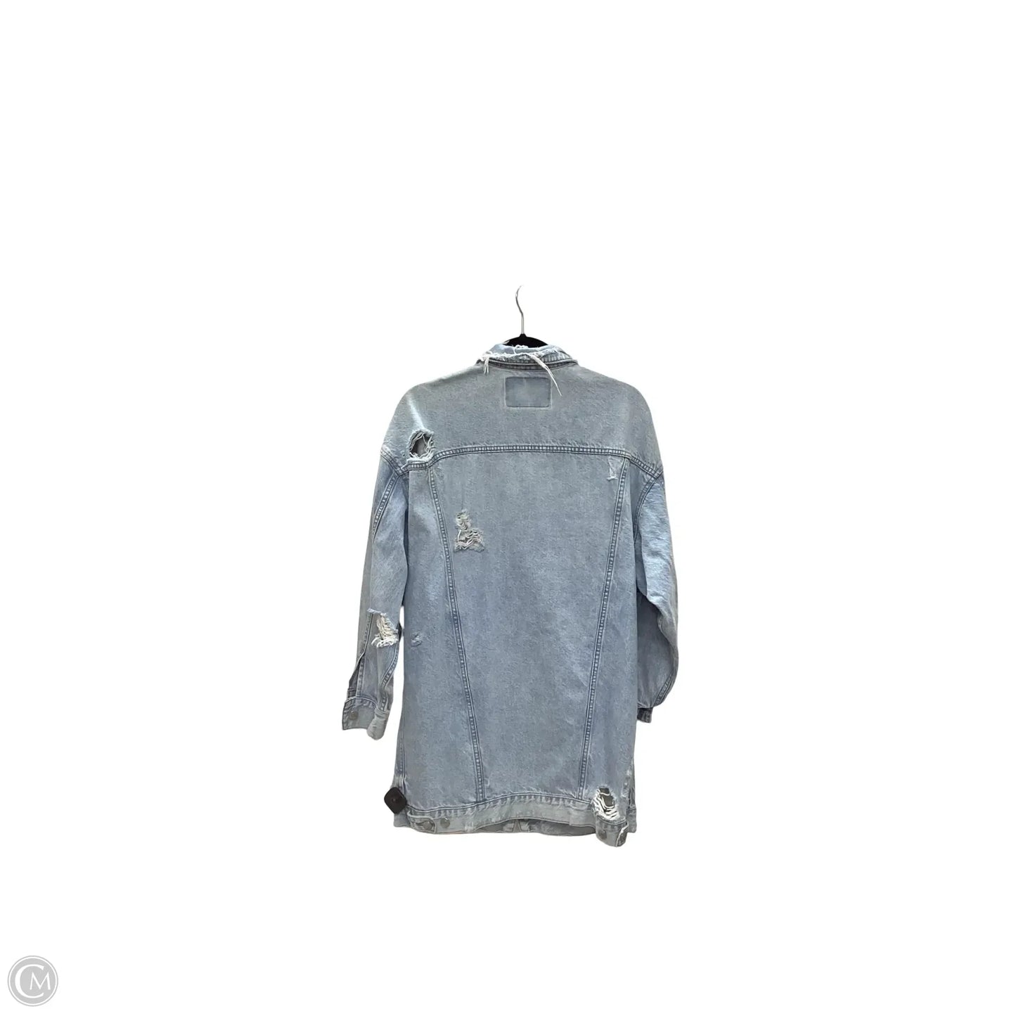 Jacket Denim By American Eagle In Blue Denim, Size: S
