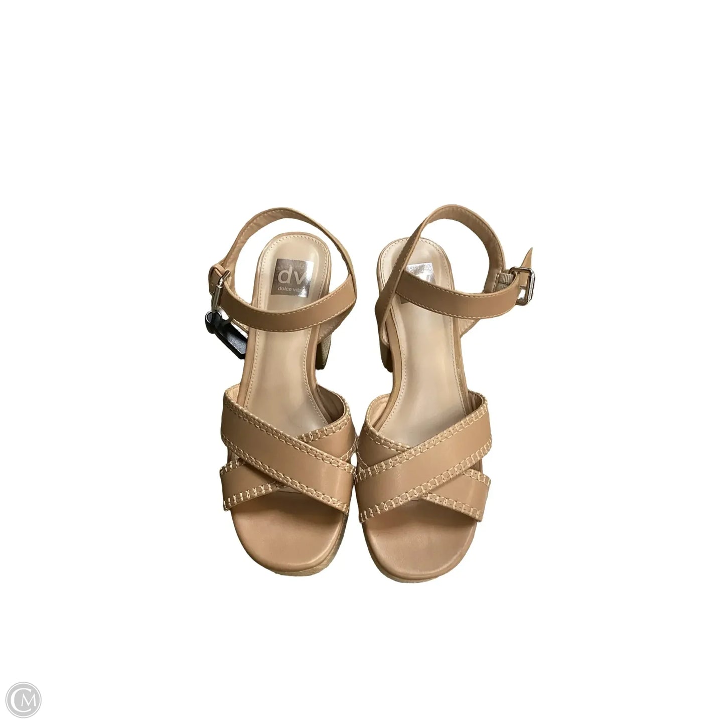 Sandals Heels Block By Dolce Vita In Tan, Size: 9