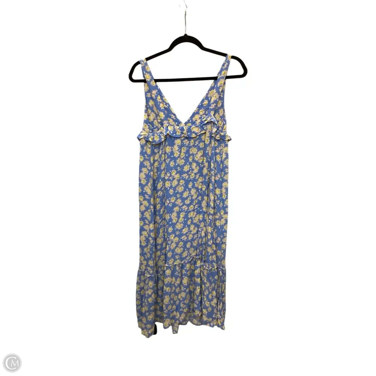 Dress Casual Midi By Who What Wear In Floral Print, Size: M