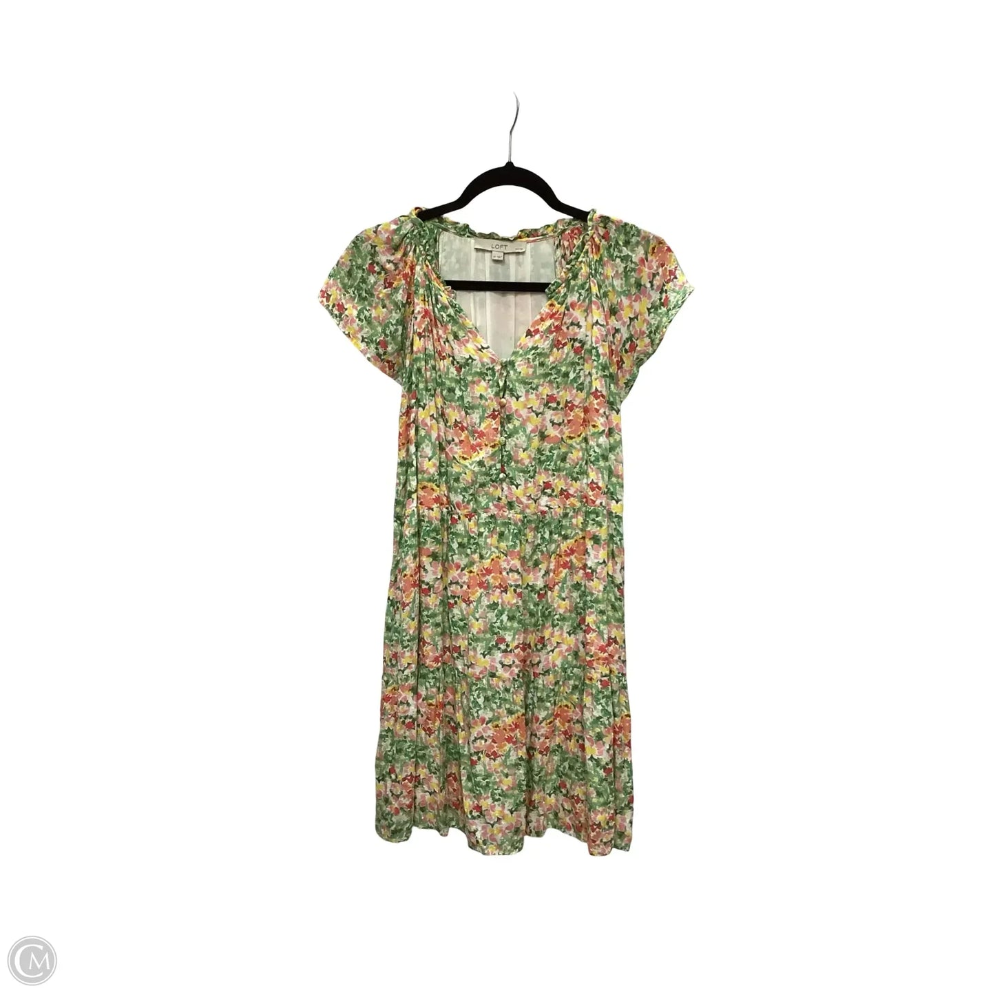 Dress Casual Short By Loft In Floral Print, Size: Sp