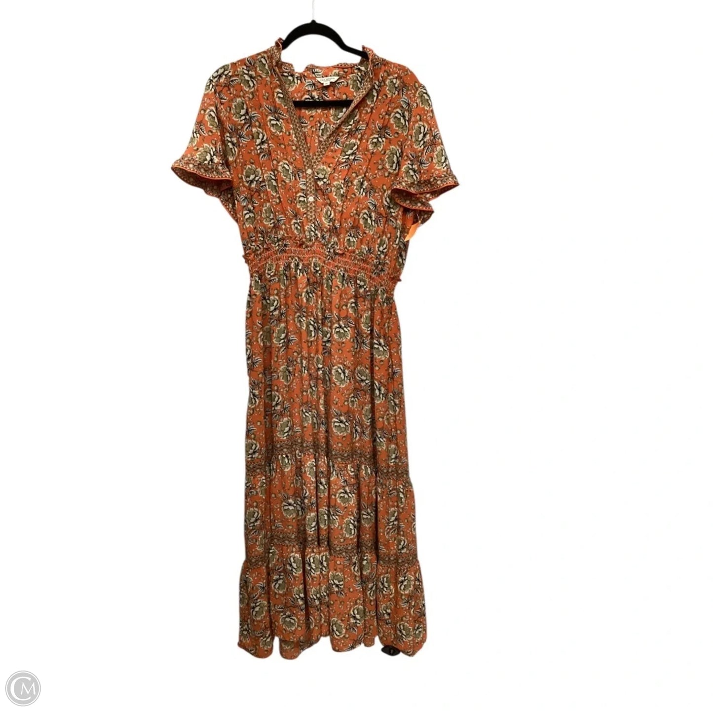 Dress Casual Maxi By Max Studio In Orange, Size: Xl