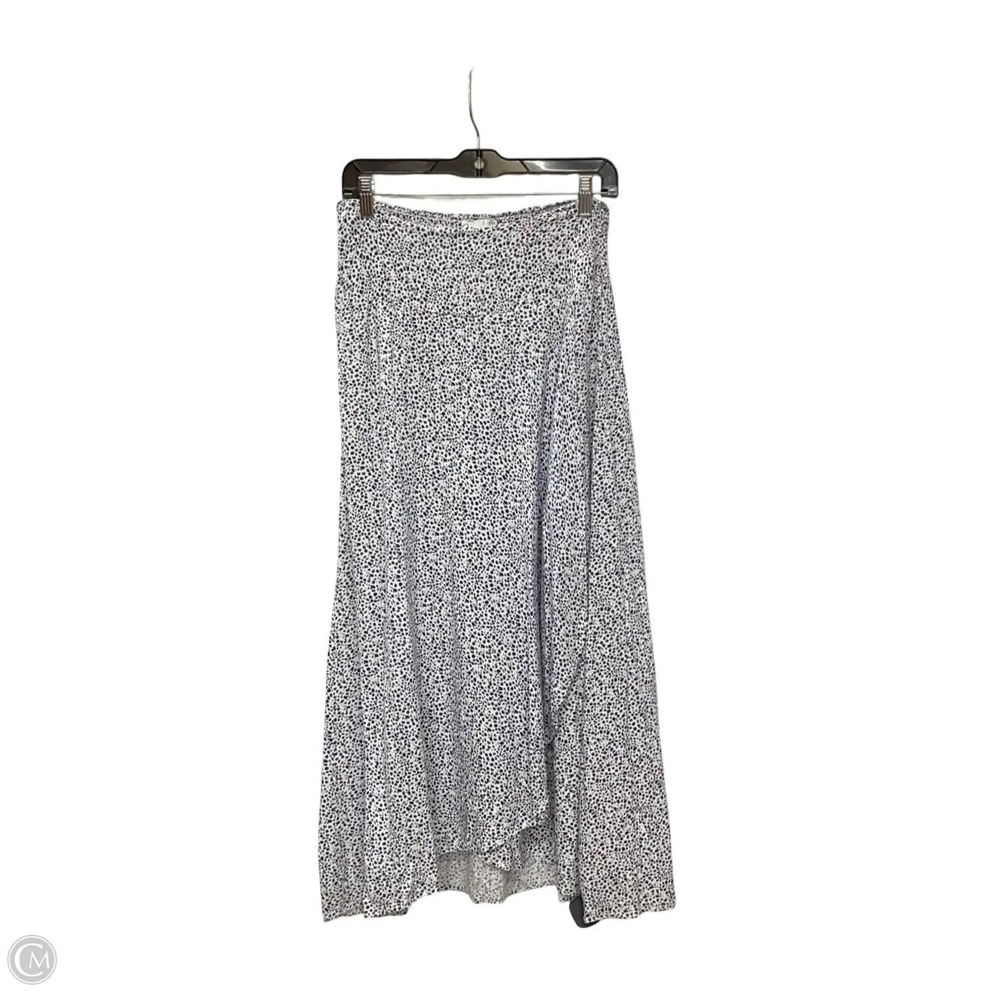 Skirt Maxi By Japna In Blue & White, Size: L