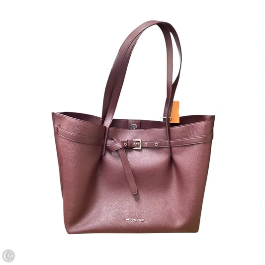 Handbag Leather By Michael By Michael Kors, Size: Large