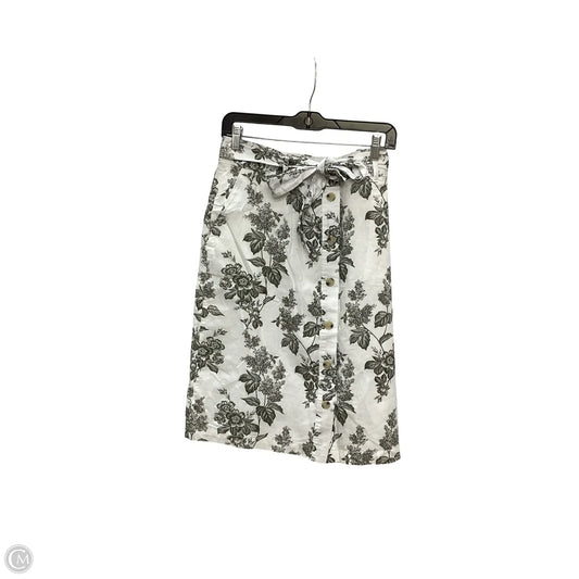 Skirt Mini & Short By Liz Claiborne In Green & White, Size: 14