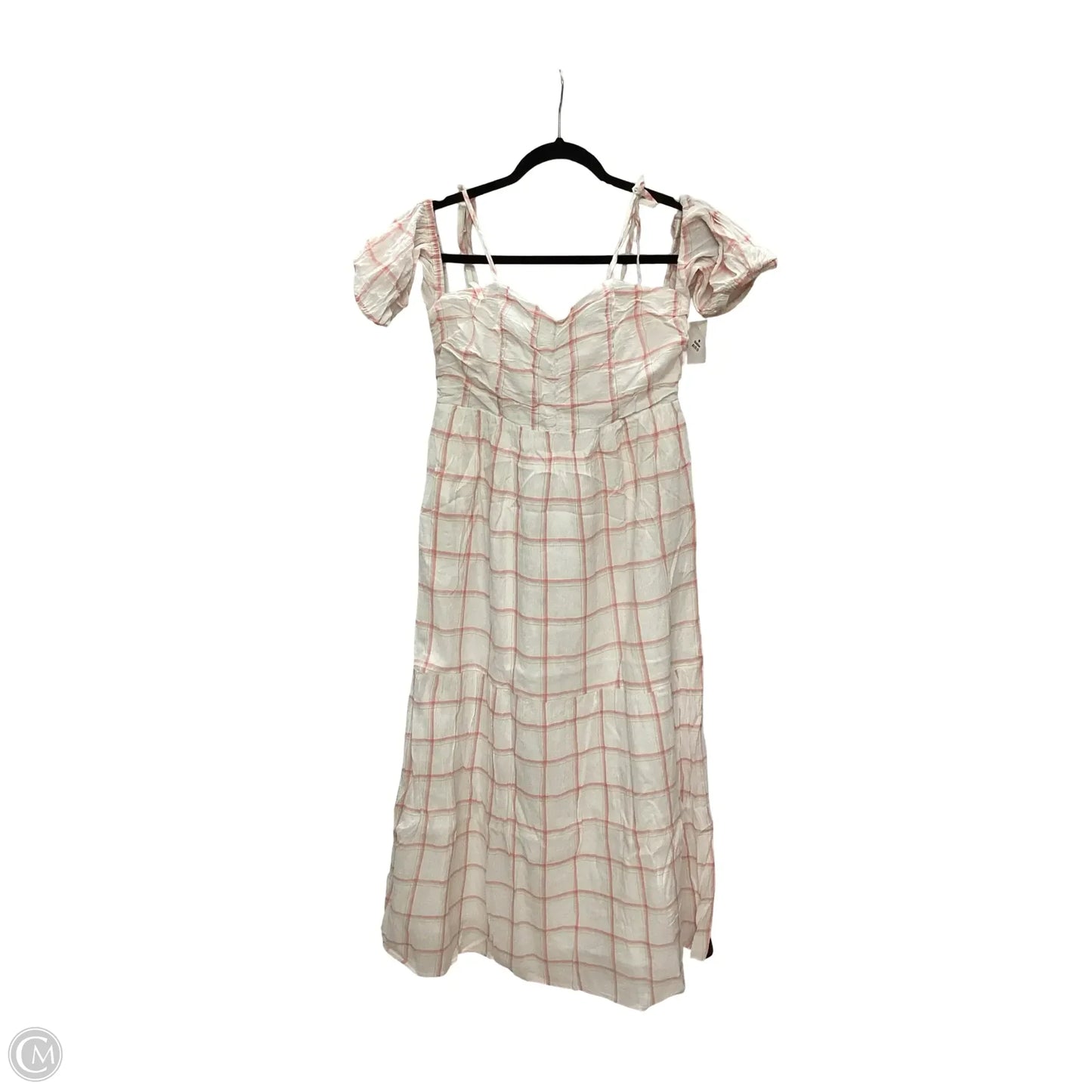 Dress Casual Maxi By Universal Thread In Pink & White, Size: M
