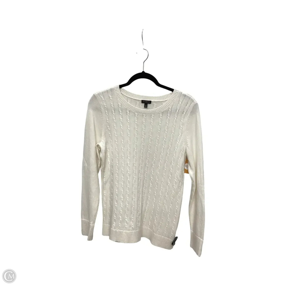 Sweater By Talbots In Cream, Size: M