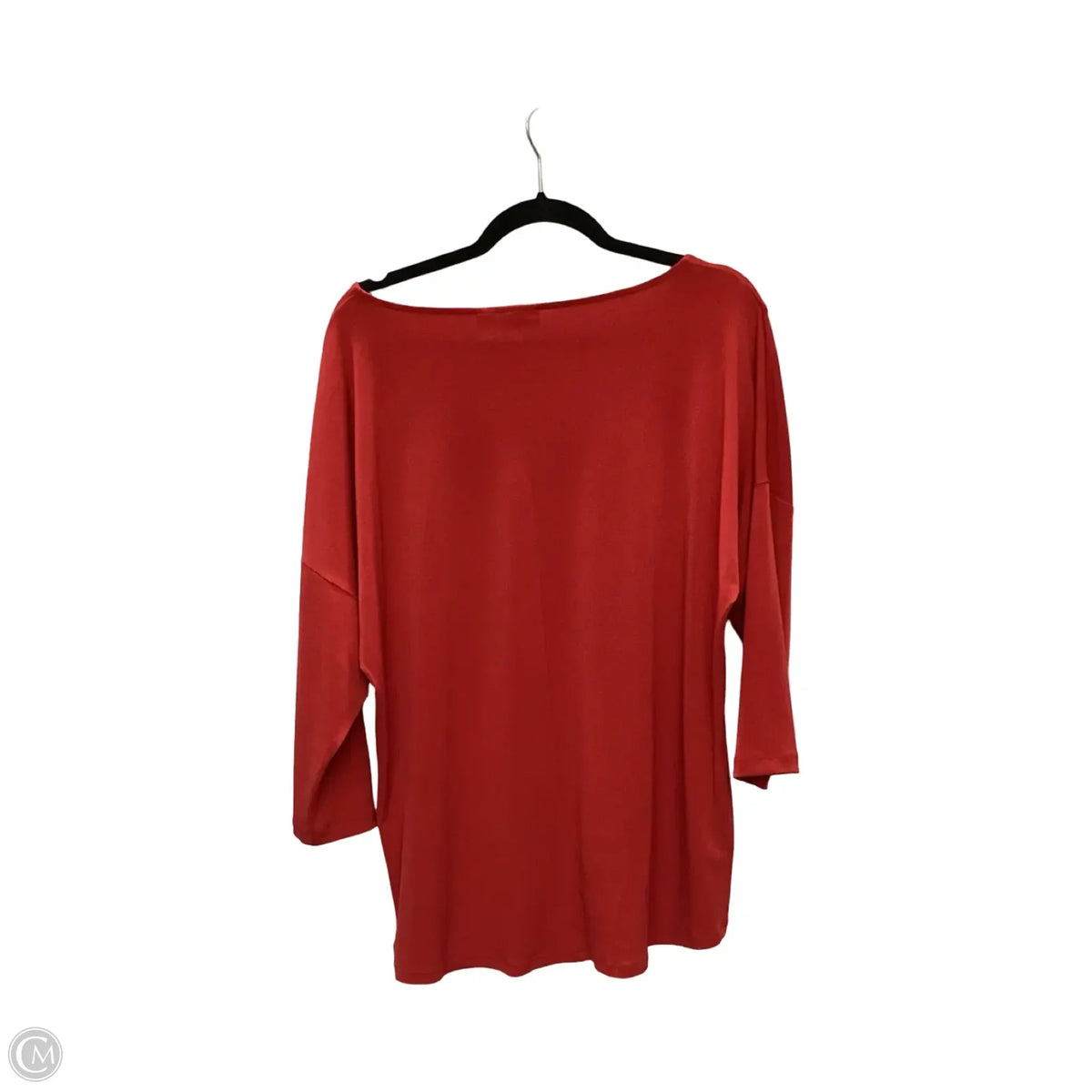Blouse 3/4 Sleeve By Chicos In Red, Size: L
