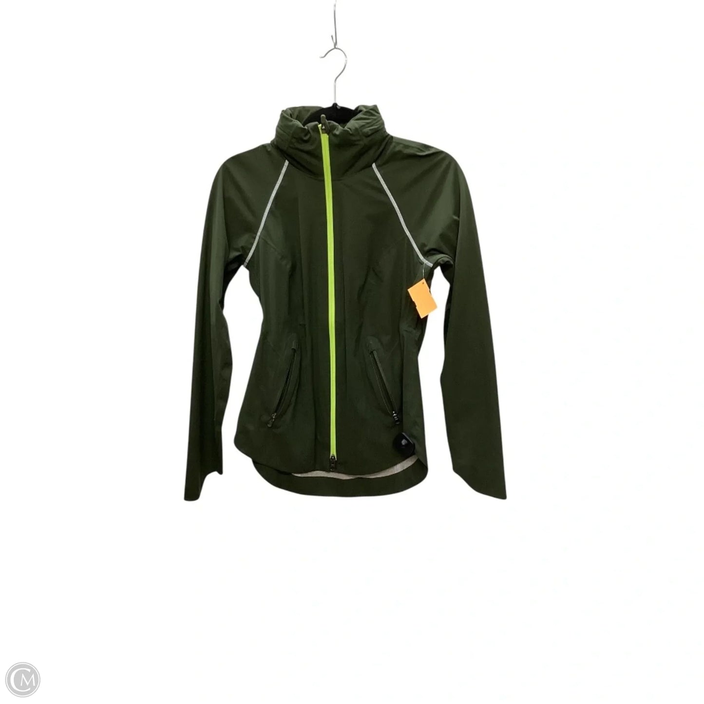 Athletic Jacket By Athleta In Green, Size: Xxs