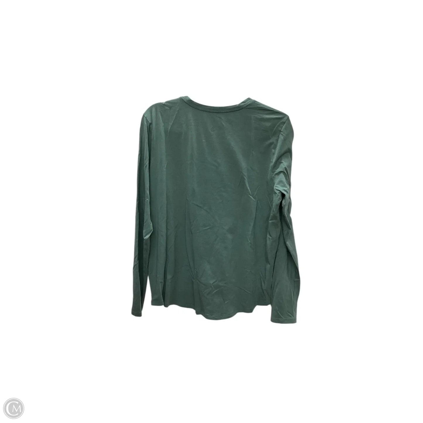 Athletic Top Long Sleeve Crewneck By Lululemon In Green, Size: 10