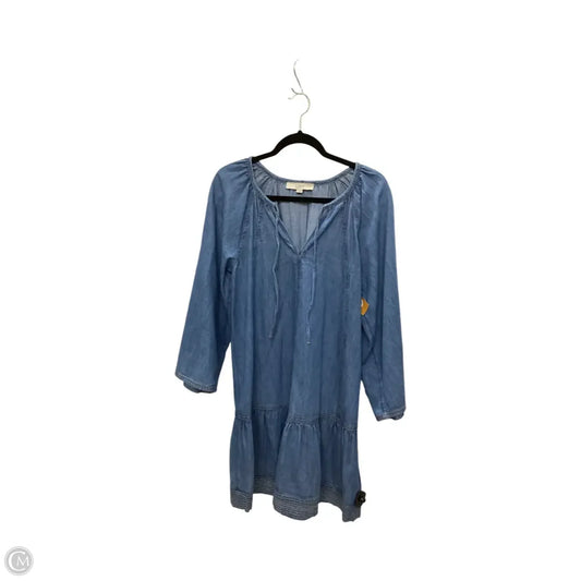Dress Casual Short By Loft In Blue Denim, Size: Xs