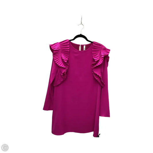 Dress Casual Short By Glam In Pink, Size: L