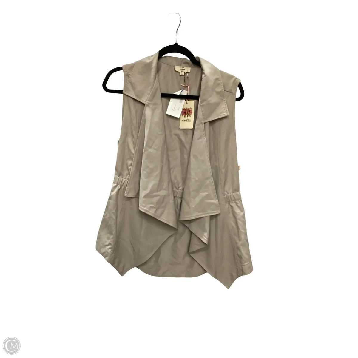 Vest Other By Entro In Tan, Size: S