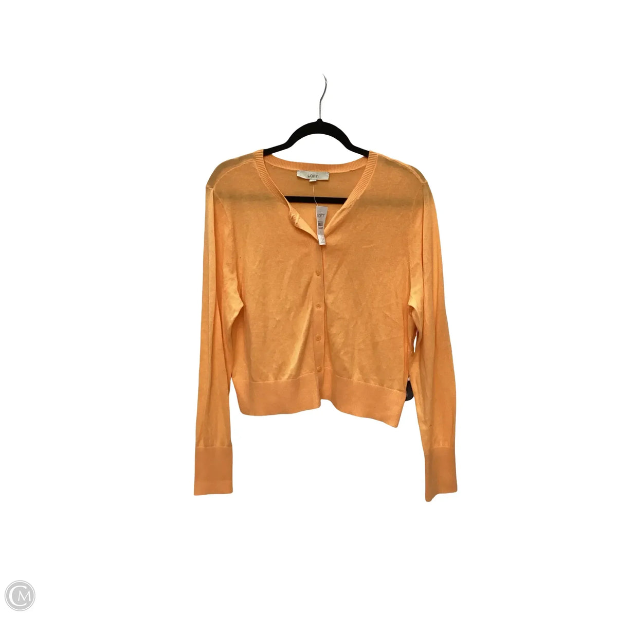 Cardigan By Loft In Orange, Size: L