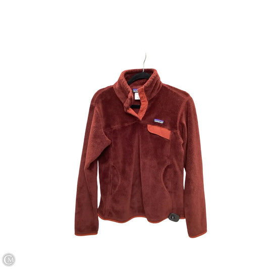 Jacket Fleece By Patagonia In Red, Size: M