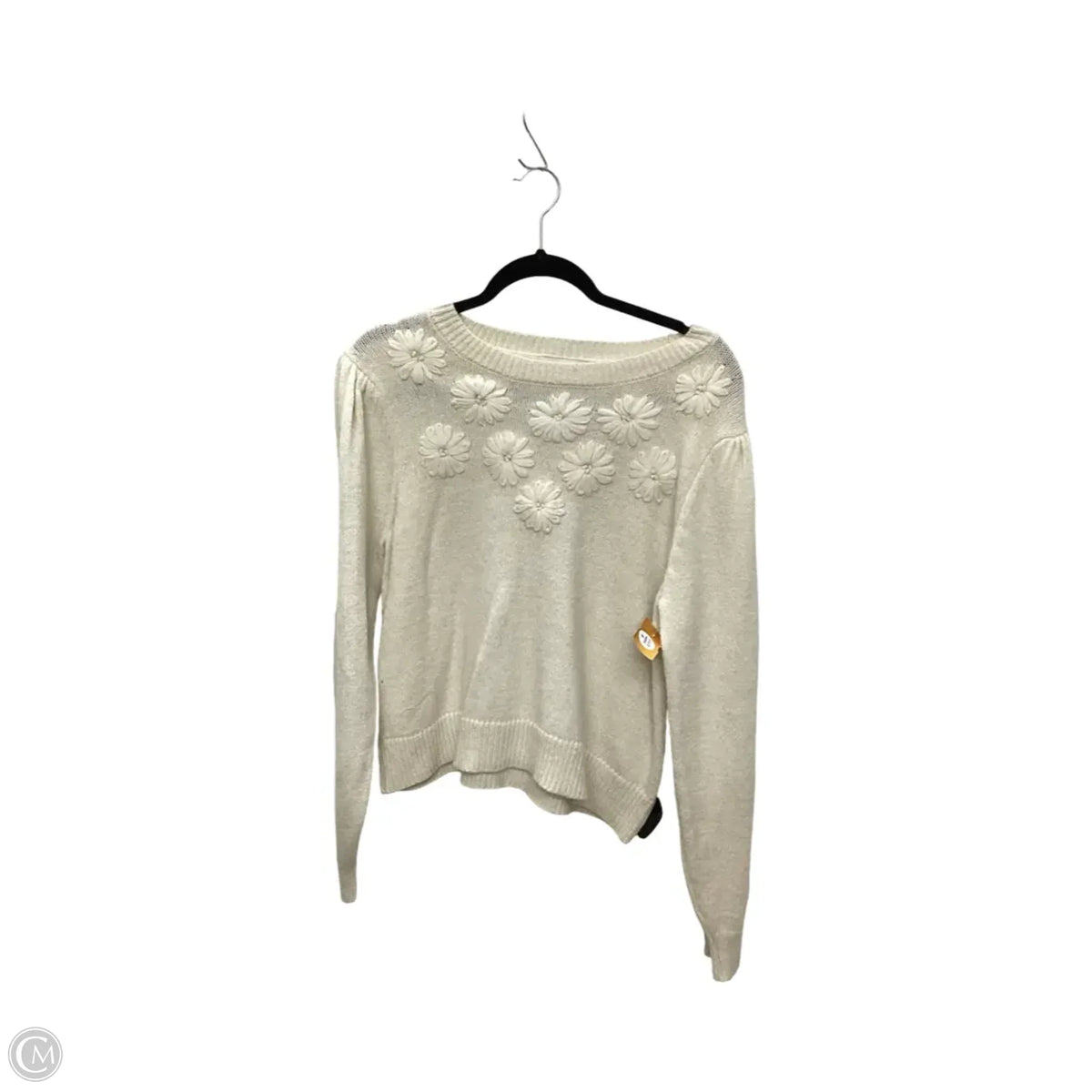 Sweater By Francesca’s In Cream, Size: L