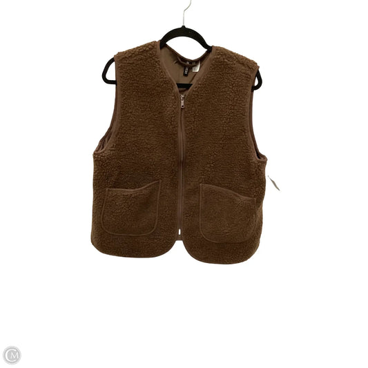 Vest Fleece By Divided In Brown, Size: M