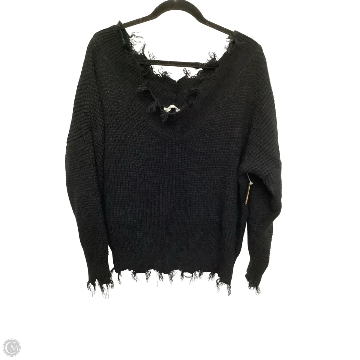 Sweater By Zenana In Black, Size: L