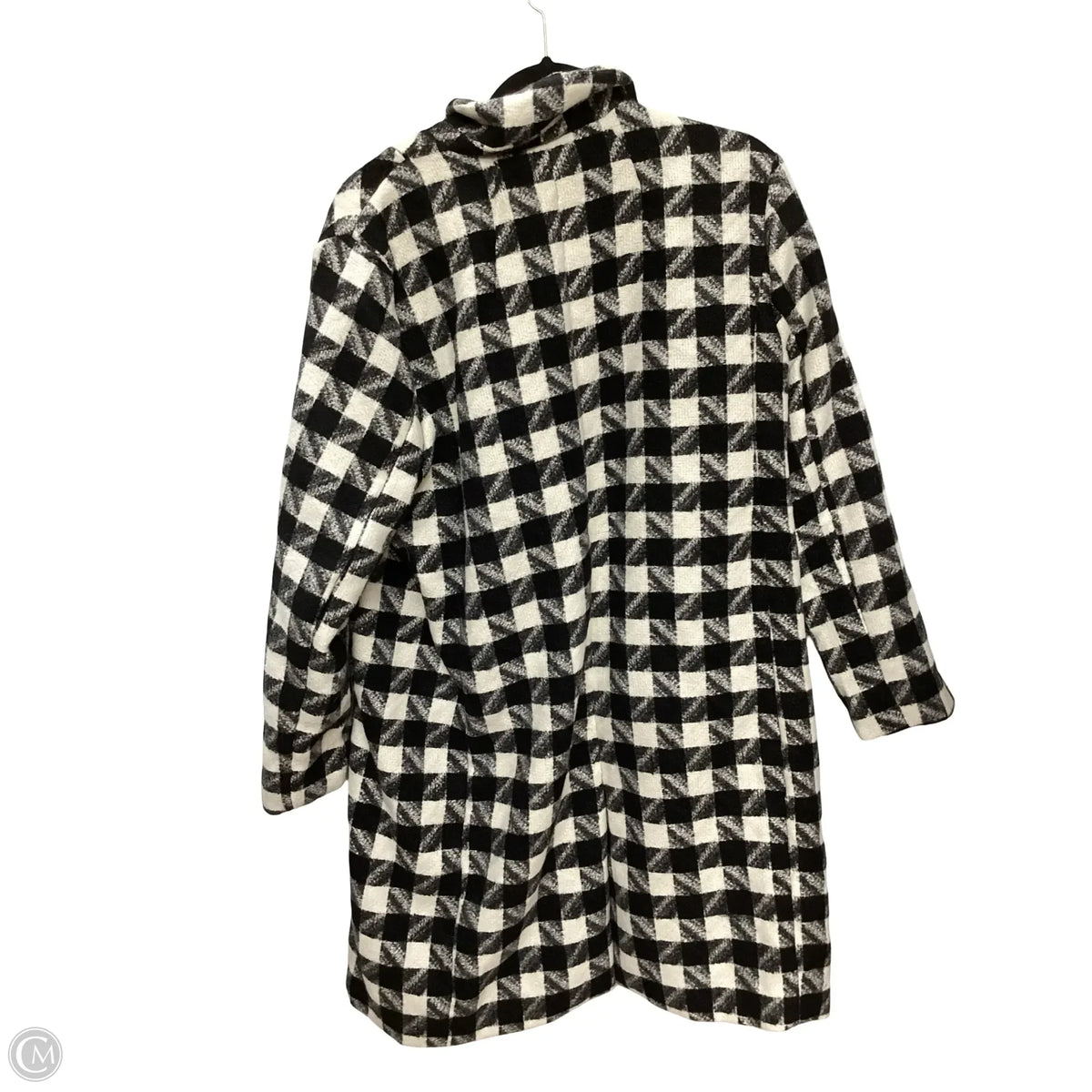 Coat Peacoat By Davi & Dani In Black & White, Size: M