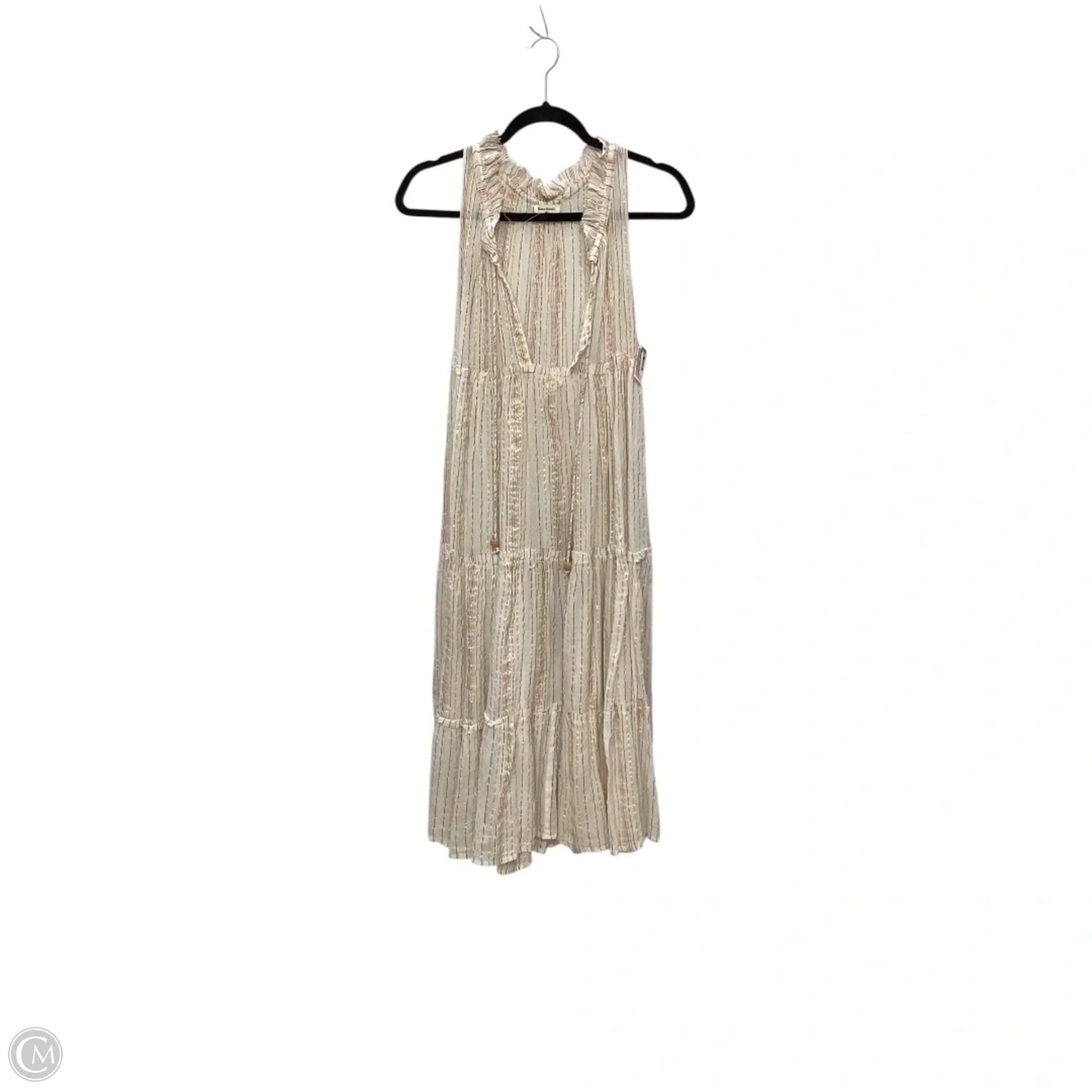Dress Casual Midi By World Market In Beige, Size: S
