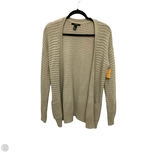 Cardigan By Forever 21 In Tan, Size: S
