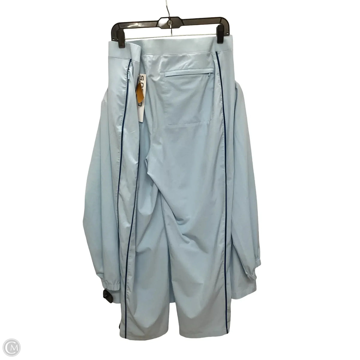 Athletic Jacket By Chicos In Blue, Size: L