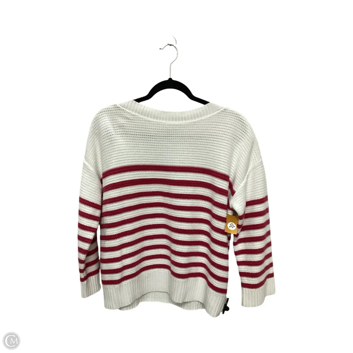 Sweater By Loft In Striped Pattern, Size: L