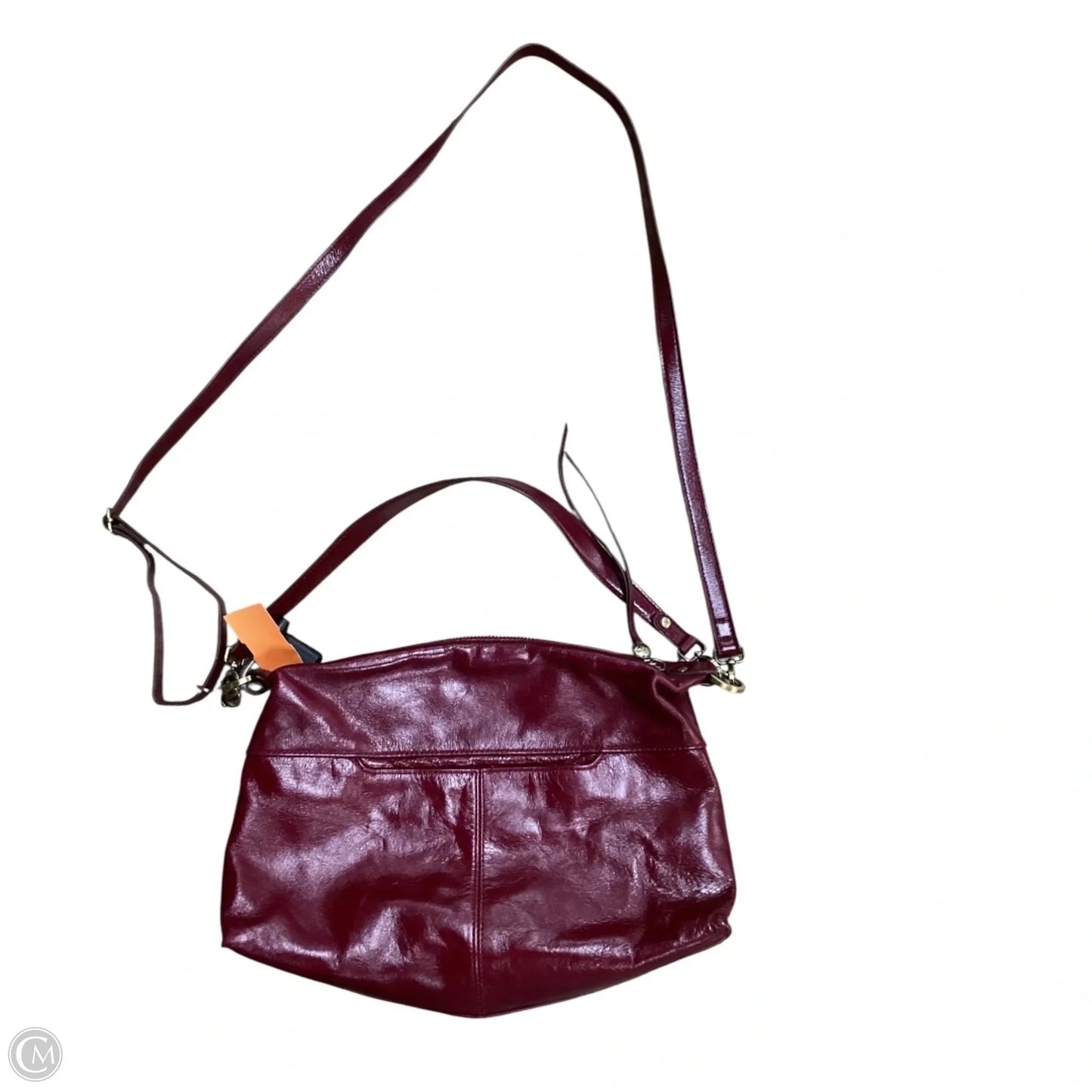 Handbag Leather By Hobo Intl, Size: Medium